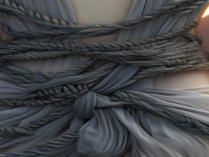 绳子打结陷缝里的艺术绳子打结勒在缝里方法