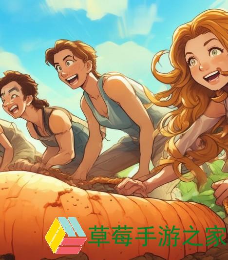 拔萝卜啊;拔萝卜的快乐时光：团结合作收获丰硕的果实